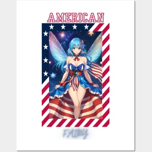 Bluesky Freedom Fairy Posters and Art